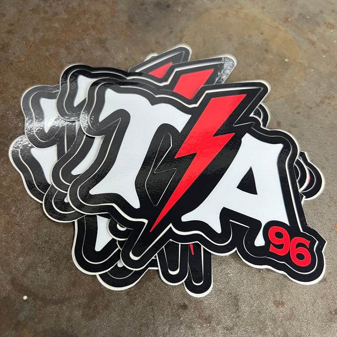 T/A 96 Lightning Bolt Sticker